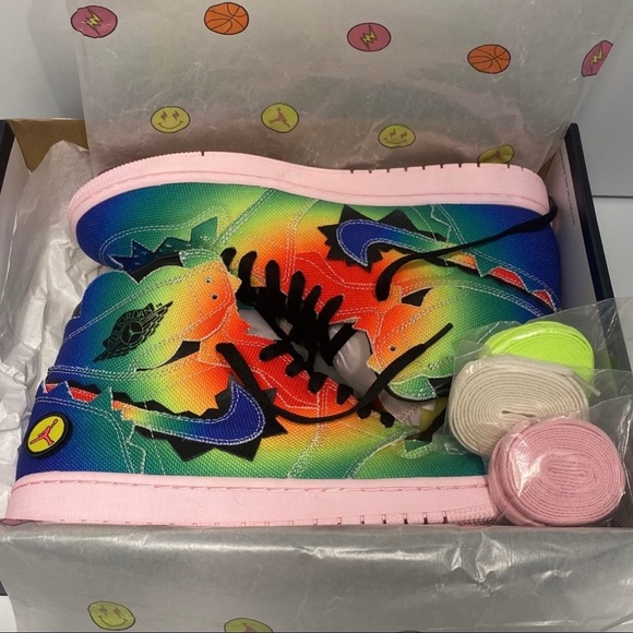 J. Balvin x Air Jordan 1 Retro OG High ‘Colores Y Vibras’ - Picture 5 of 5